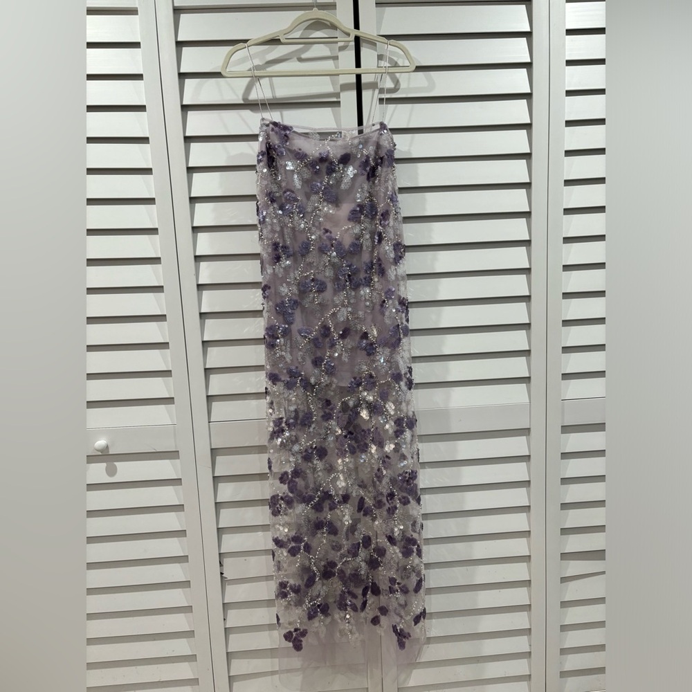 BRAND NEW JEN CEBALLOS X MANGO Sequin embroidered dress. Size 4